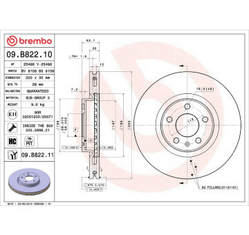 Brzdový kotouč AP 25498