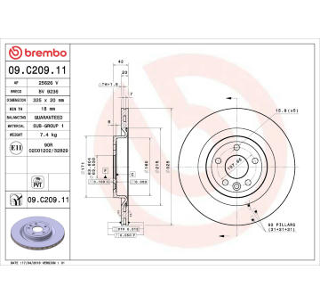 Brzdový kotouč AP 25626 V