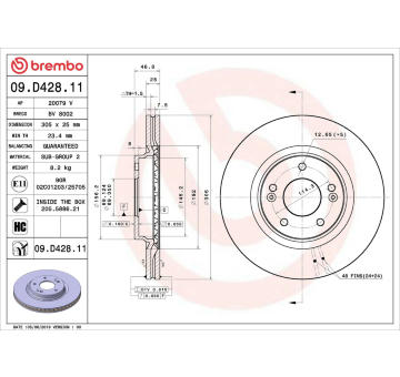 Brzdový kotouč AP 20079 V