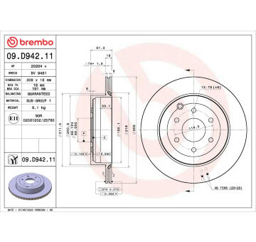 Brzdový kotouč AP 20204 V