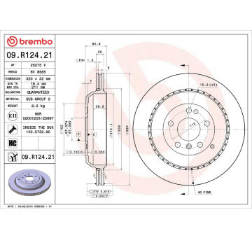 Brzdový kotouč AP 25275 V
