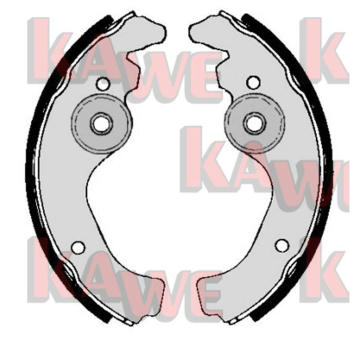 Sada brzdových čelistí KAWE 00660