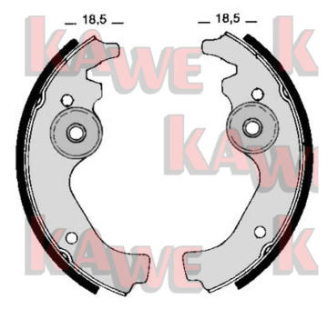 Sada brzdových čelistí KAWE 00670