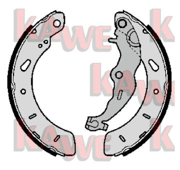 Sada brzdových čelistí KAWE 01132