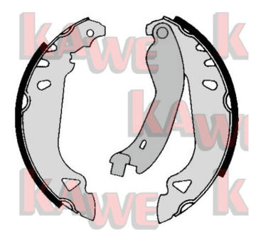 Sada brzdových čelistí KAWE 05040