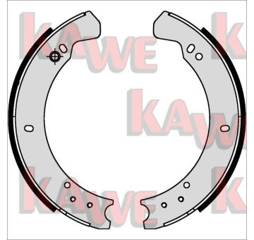 Sada brzdových čelistí KAWE 06080