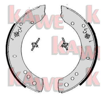 Sada brzdových čelistí KAWE 06090