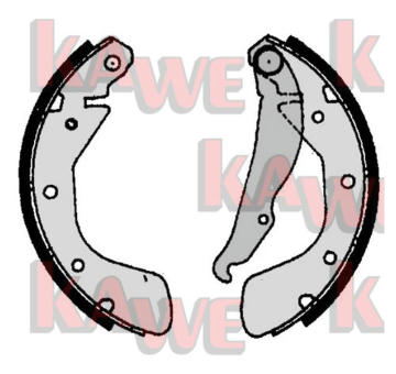 Sada brzdových čelistí KAWE 06800