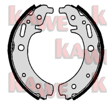 Sada brzdových čelistí KAWE 06920