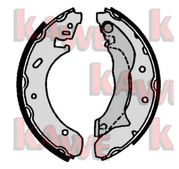 Sada brzdových čelistí KAWE 07100