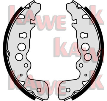 Sada brzdových čelistí KAWE 07470