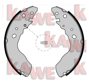 Sada brzdových čelistí KAWE 07770