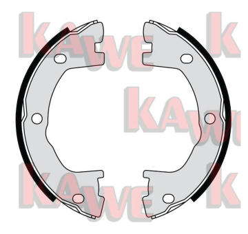 Sada brzdových čelistí, parkovací brzda KAWE 07800