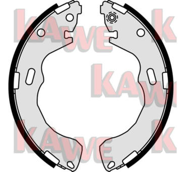 Sada brzdových čelistí KAWE 08030