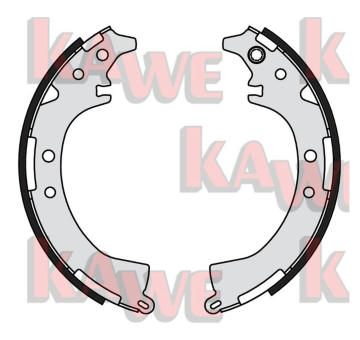Sada brzdových čelistí KAWE 08220