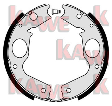 Sada brzdových čelistí, parkovací brzda KAWE 08350