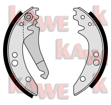 Sada brzdových čelistí KAWE 08410
