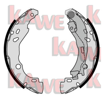 Sada brzdových čelistí KAWE 08700