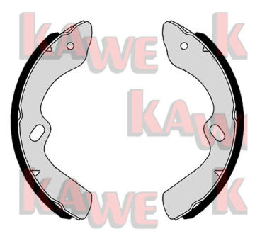 Sada brzdových čelistí KAWE 08890