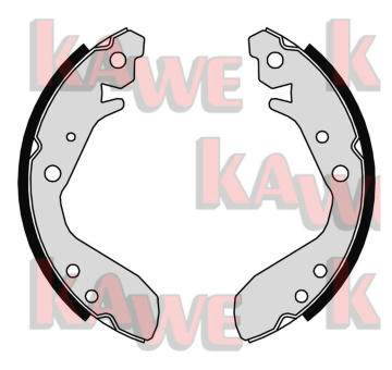 Sada brzdových čelistí KAWE 09970