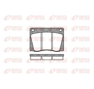 Sada brzdových destiček, kotoučová brzda KAWE 0037 00