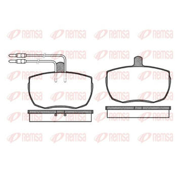 Sada brzdových destiček, kotoučová brzda KAWE 0056 04