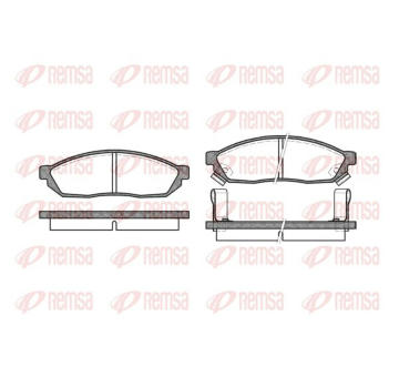 Sada brzdových destiček, kotoučová brzda KAWE 0111 02