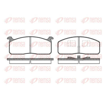 Sada brzdových destiček, kotoučová brzda KAWE 0120 00
