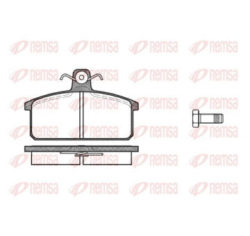 Sada brzdových destiček, kotoučová brzda KAWE 0128 00