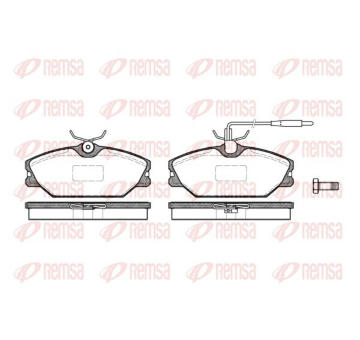 Sada brzdových destiček, kotoučová brzda KAWE 0208 12