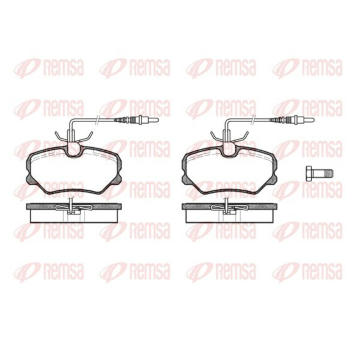 Sada brzdových destiček, kotoučová brzda KAWE 0262 12