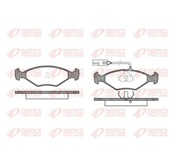 Sada brzdových destiček, kotoučová brzda KAWE 0281 02