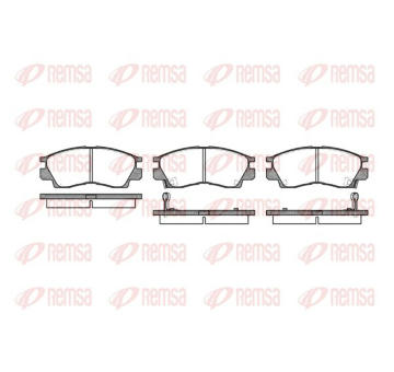 Sada brzdových destiček, kotoučová brzda KAWE 0290 02