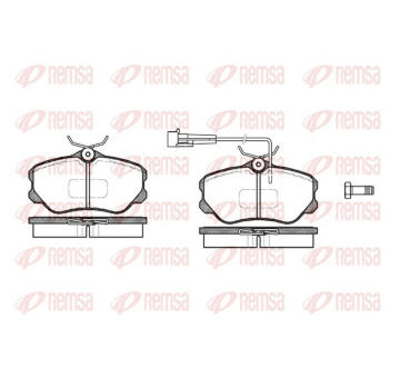 Sada brzdových destiček, kotoučová brzda KAWE 0303 02
