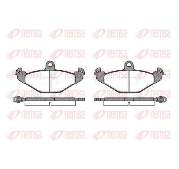 Sada brzdových destiček, kotoučová brzda KAWE 0345 10