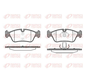 Sada brzdových destiček, kotoučová brzda KAWE 0384 40