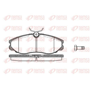 Sada brzdových destiček, kotoučová brzda KAWE 0462 00