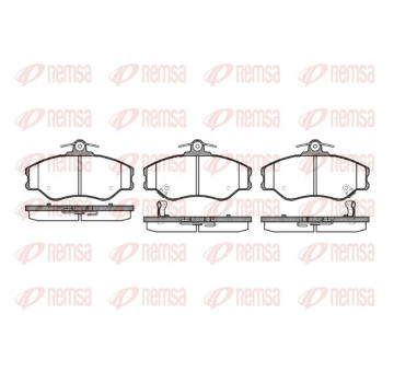 Sada brzdových destiček, kotoučová brzda KAWE 0494 02