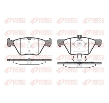 Sada brzdových destiček, kotoučová brzda KAWE 0601 30