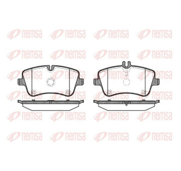 Sada brzdových destiček, kotoučová brzda KAWE 0768 00