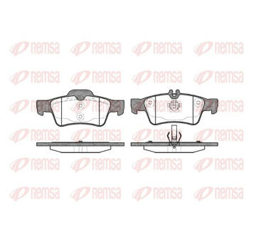 Sada brzdových destiček, kotoučová brzda KAWE 0991 00