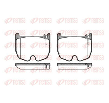 Sada brzdových destiček, kotoučová brzda KAWE 0992 00