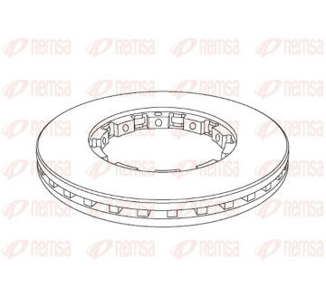 Brzdový kotouč KAWE NCA1143.20