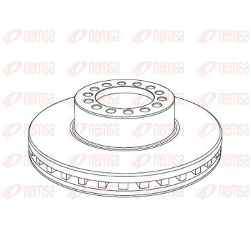 Brzdový kotouč KAWE NCA1175.20