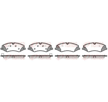 Sada brzdových destiček, kotoučová brzda KAWE 1409 10