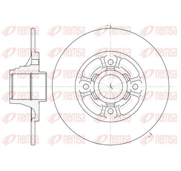 Brzdový kotouč KAWE 6073 00