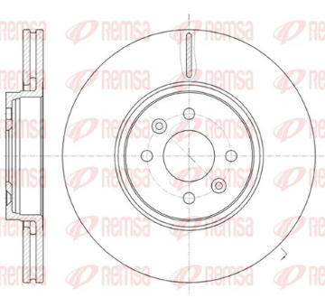 Brzdový kotouč KAWE 61049 10