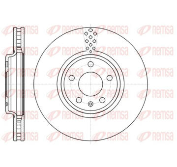 Brzdový kotouč KAWE 61110 10