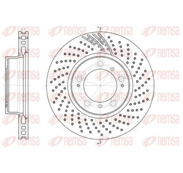 Brzdový kotouč KAWE 61133 11
