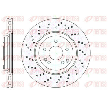 Brzdový kotouč KAWE 61138 10